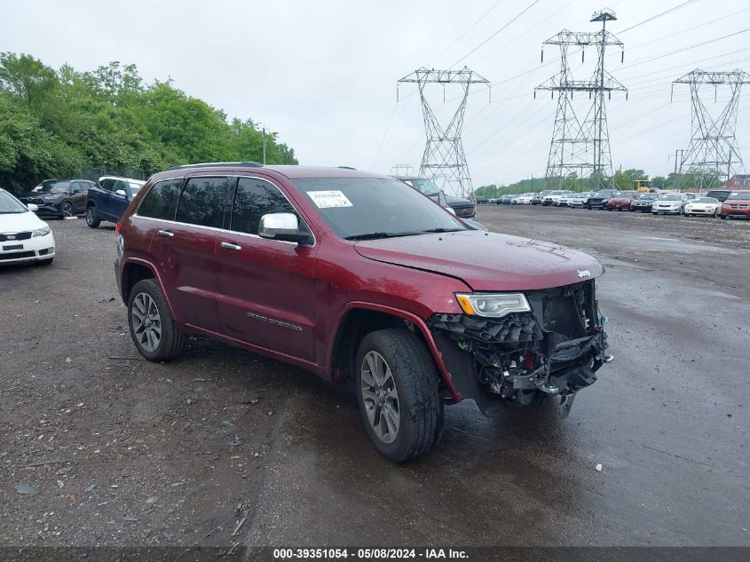 2018 Jeep Grand Cherokee Overland 4X4 VIN: 1C4RJFCG5JC155580 Lot: 39351054