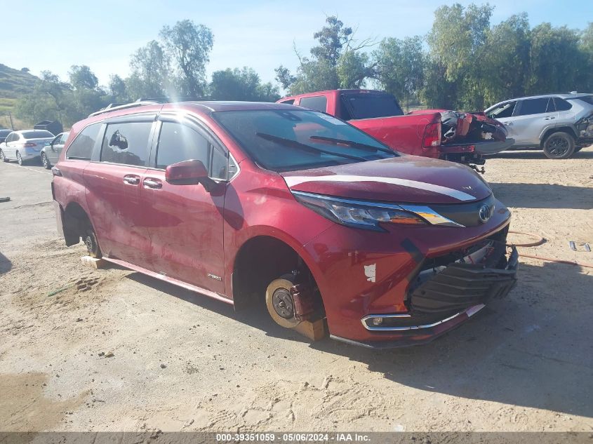 2021 Toyota Sienna Xle VIN: 5TDYRKEC3MS067783 Lot: 40780667