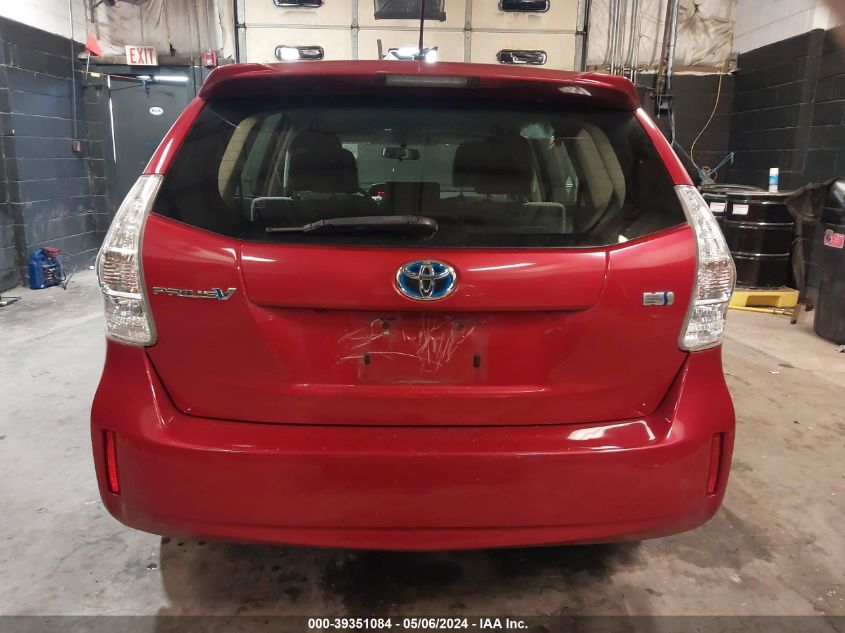 2012 Toyota Prius V Five/Three/Two VIN: JTDZN3EU5C3137752 Lot: 39351084