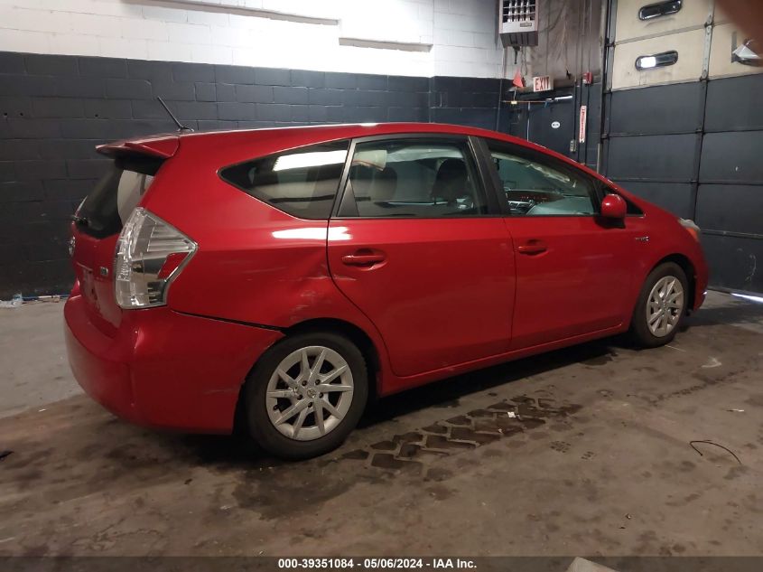 2012 Toyota Prius V Five/Three/Two VIN: JTDZN3EU5C3137752 Lot: 39351084