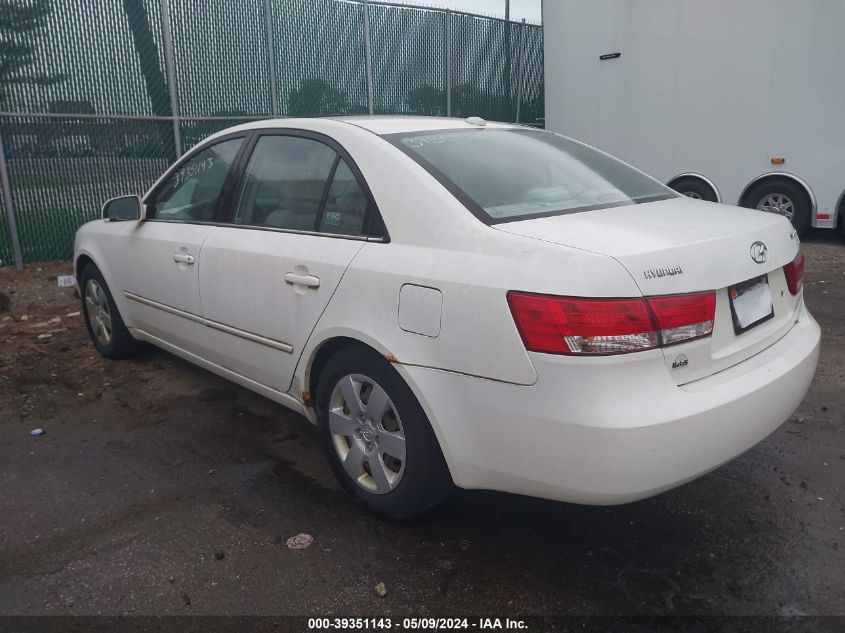 2007 Hyundai Sonata Gls VIN: 5NPET46C37H280192 Lot: 39351143