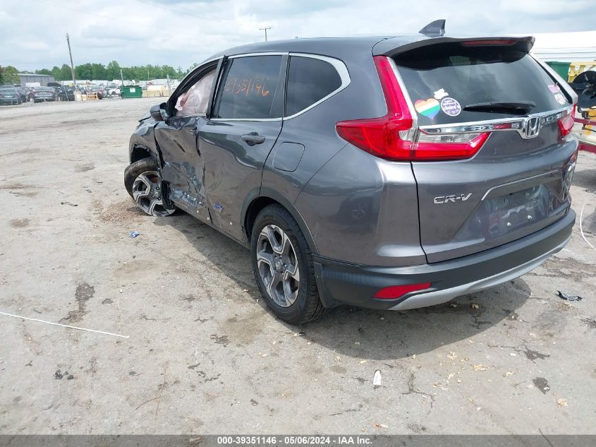 VIN 7FARW2H57JE092605 2018 HONDA CR-V EX