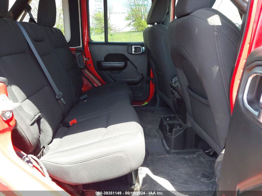 2021 Jeep Wrangler Unlimited Willys 4X4 VIN: 1C4HJXDN3MW711189 Lot: 39351149