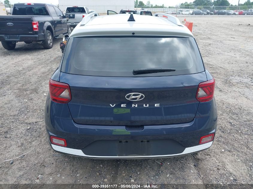 2022 Hyundai Venue Limited VIN: KMHRC8A32NU159832 Lot: 39351177