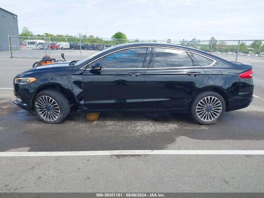 2017 Ford Fusion Titanium VIN: 3FA6P0K97HR396110 Lot: 39351181