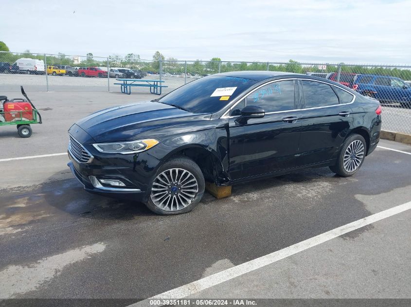 2017 Ford Fusion Titanium VIN: 3FA6P0K97HR396110 Lot: 39351181