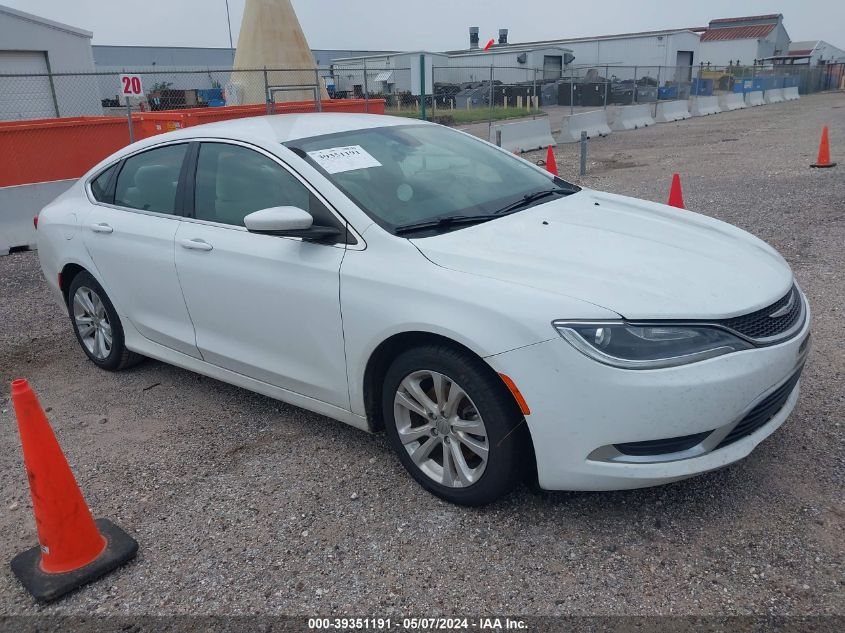 VIN 1C3CCCAB3FN691711 2015 CHRYSLER 200 no.1