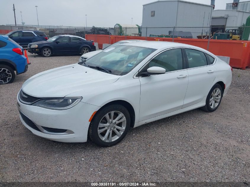 VIN 1C3CCCAB3FN691711 2015 CHRYSLER 200 no.2