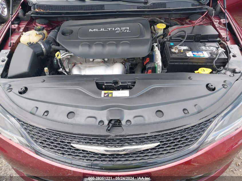 2016 Chrysler 200 S VIN: 1C3CCCBB4GN158279 Lot: 39351221