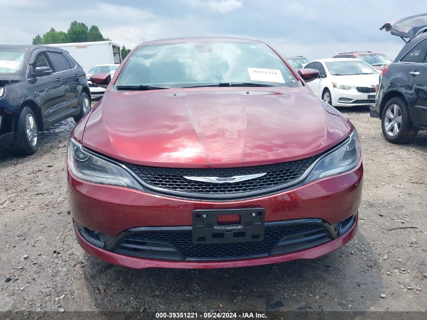 2016 Chrysler 200 S VIN: 1C3CCCBB4GN158279 Lot: 39351221