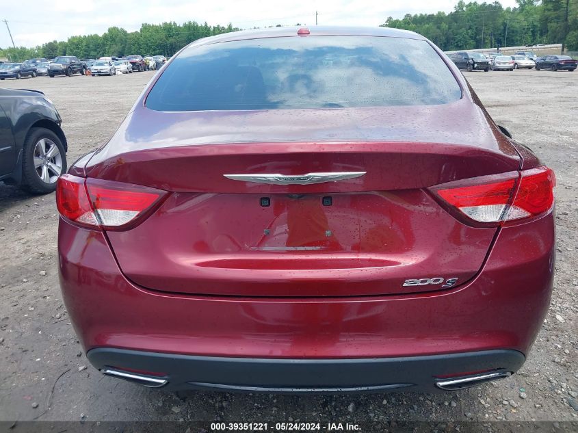 2016 Chrysler 200 S VIN: 1C3CCCBB4GN158279 Lot: 39351221