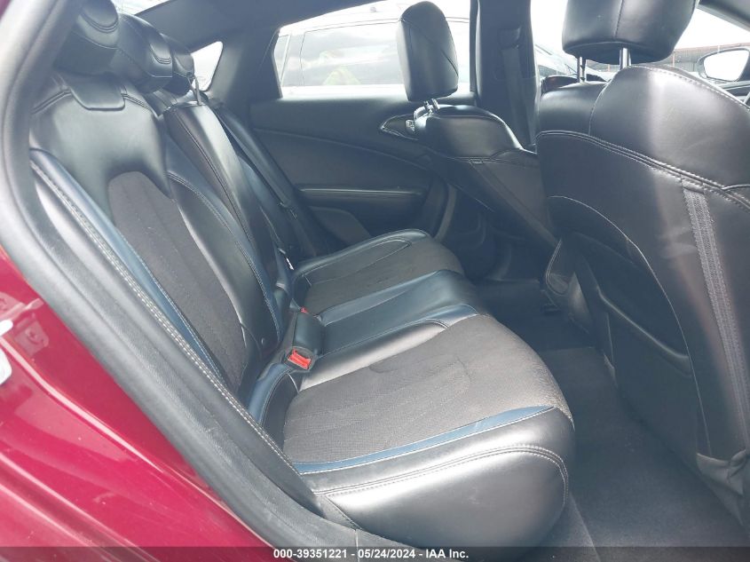 2016 Chrysler 200 S VIN: 1C3CCCBB4GN158279 Lot: 39351221