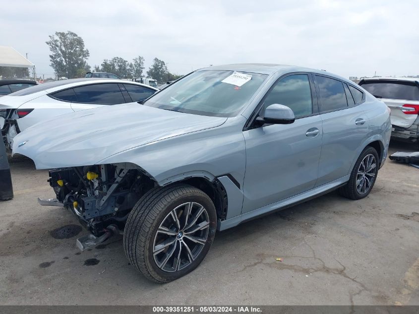 VIN 5UX33EX01R9R42931 2024 BMW X6, Xdrive40I no.2