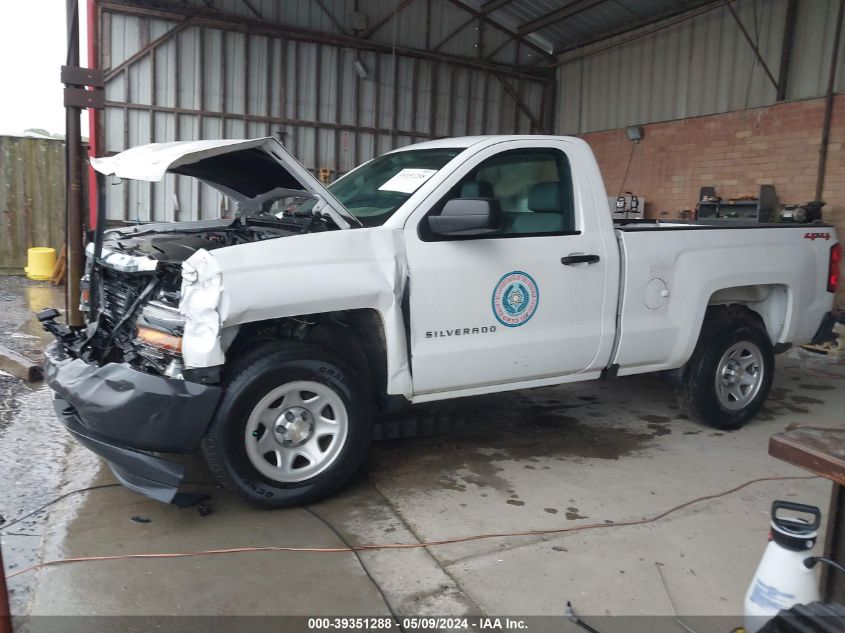 2018 Chevrolet Silverado 1500 Wt VIN: 1GCNKNEC6JZ322879 Lot: 39351288