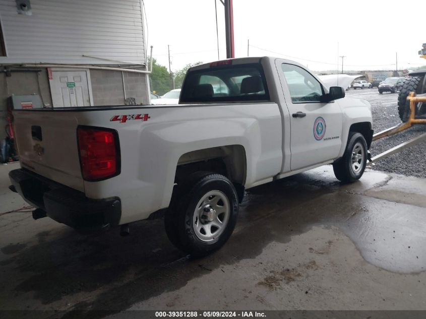 2018 Chevrolet Silverado 1500 Wt VIN: 1GCNKNEC6JZ322879 Lot: 39351288