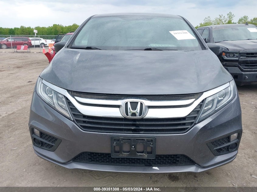 VIN 5FNRL6H23KB002790 2019 HONDA ODYSSEY LX