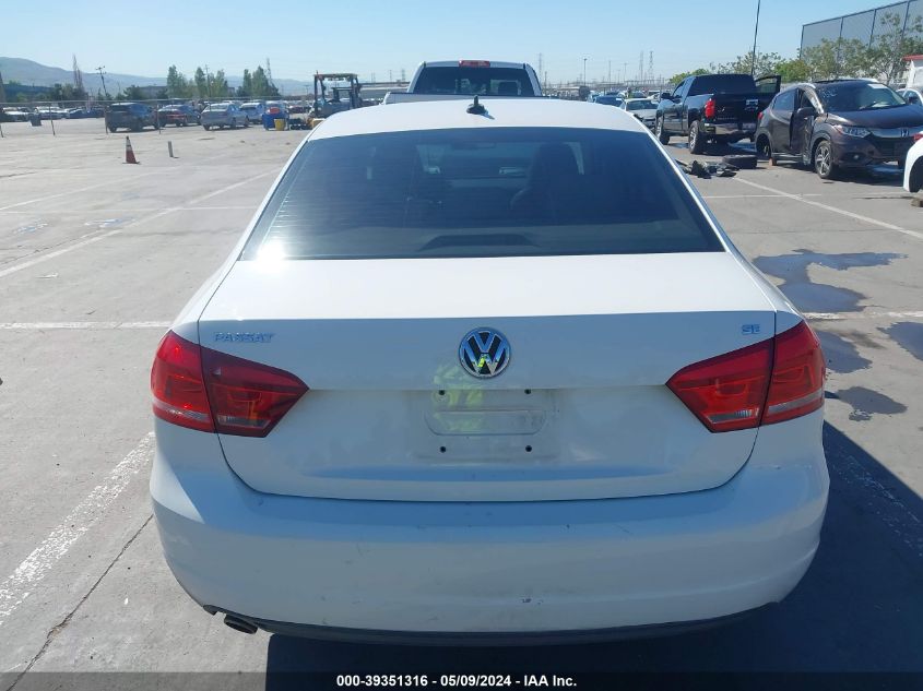 2012 Volkswagen Passat 2.5L Se VIN: 1VWBP7A38CC082646 Lot: 39351316