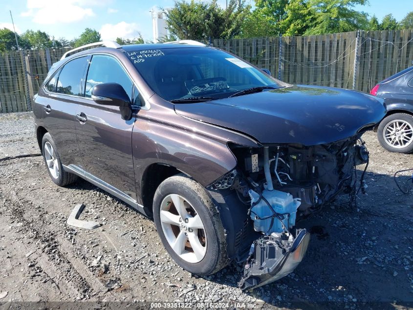 2013 Lexus Rx 350 VIN: 2T2BK1BA9DC207122 Lot: 39351322