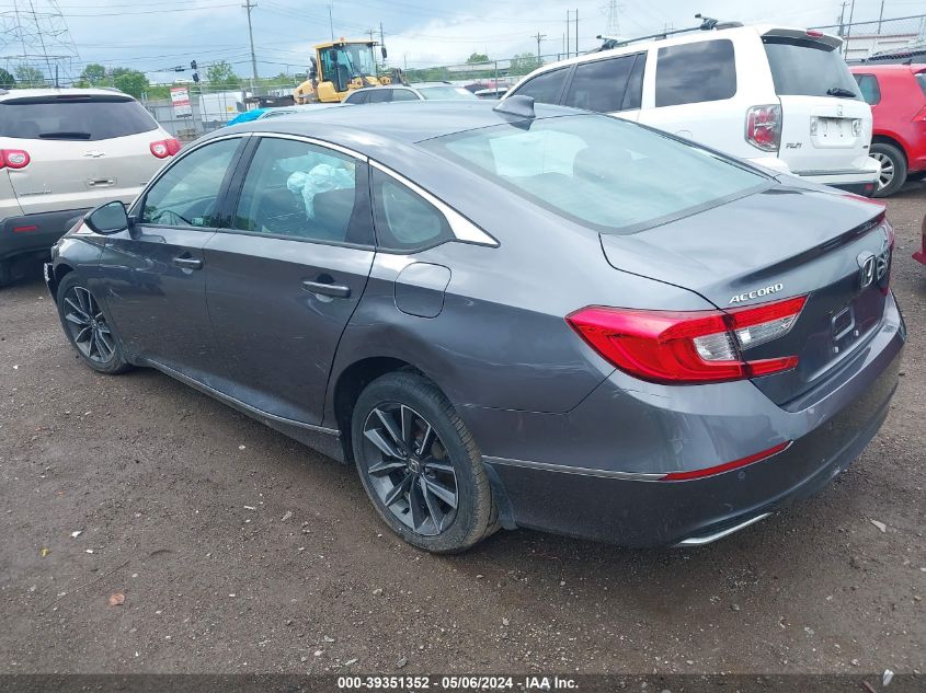 2021 Honda Accord Ex-L VIN: 1HGCV1F51MA061267 Lot: 39351352