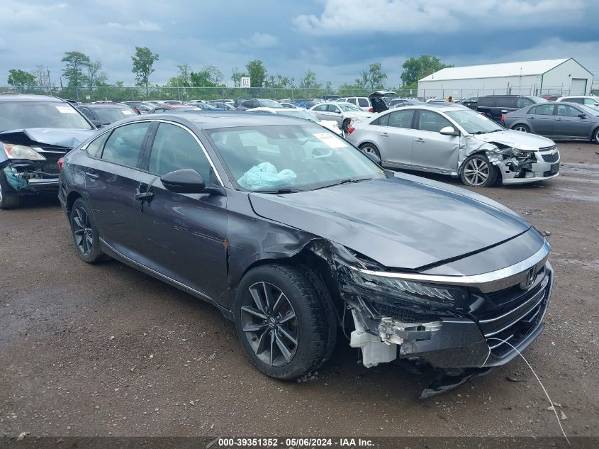 2021 Honda Accord Ex-L VIN: 1HGCV1F51MA061267 Lot: 39351352