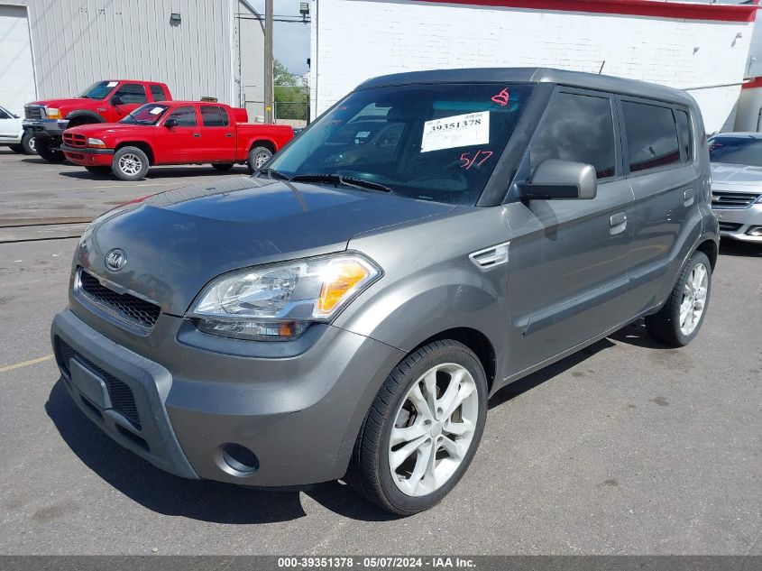 2010 Kia Soul + VIN: KNDJT2A20A7190382 Lot: 39351378