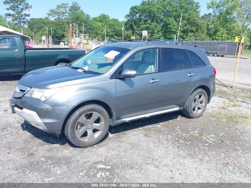 2009 Acura Mdx Sport Package VIN: 2HNYD28879H505906 Lot: 39351398