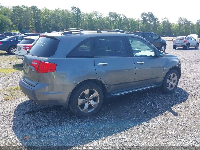 2009 Acura Mdx Sport Package VIN: 2HNYD28879H505906 Lot: 39351398