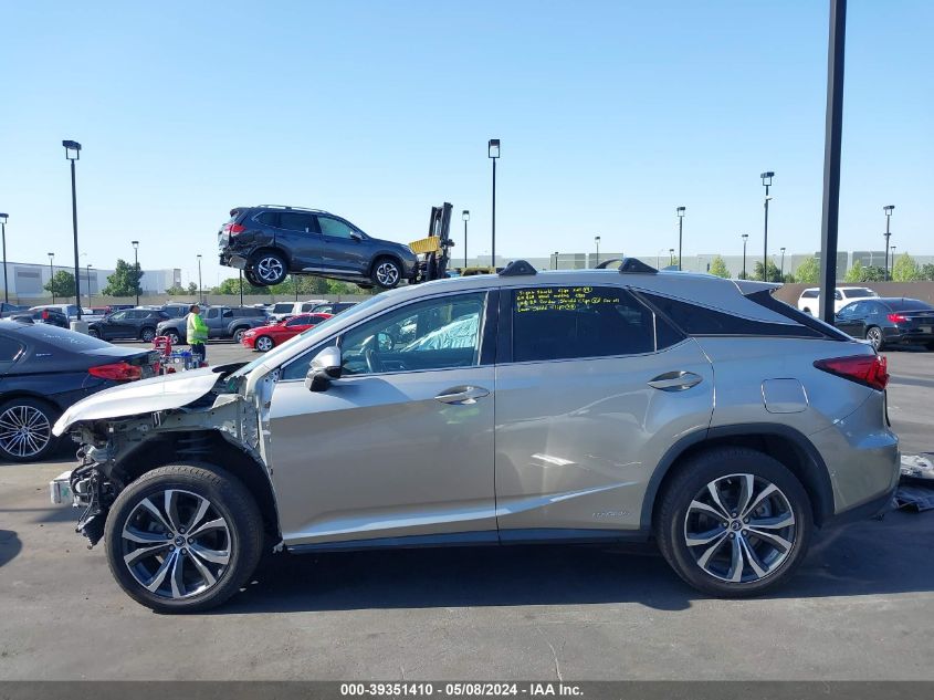 2019 Lexus Rx 450H VIN: 2T2BGMCA6KC036523 Lot: 39351410