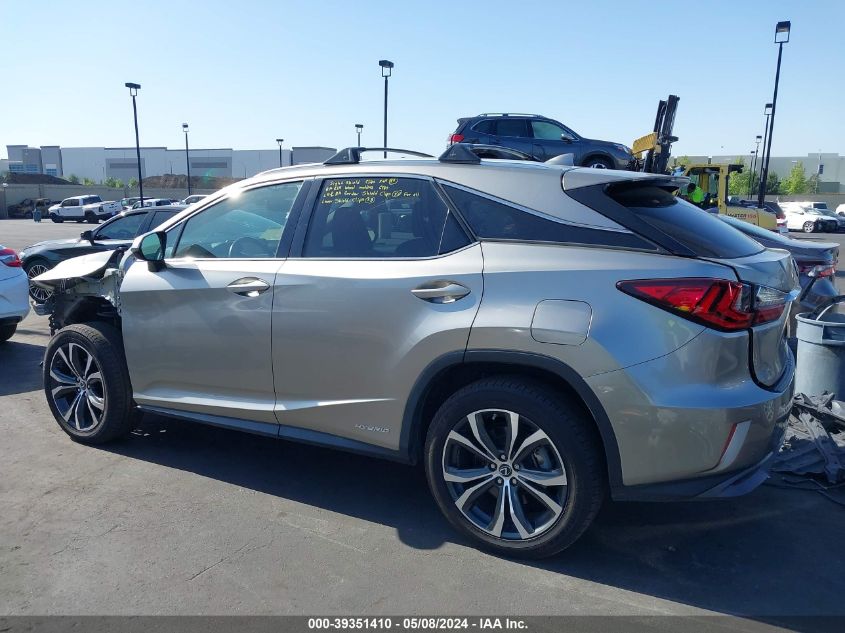 2019 Lexus Rx 450H VIN: 2T2BGMCA6KC036523 Lot: 39351410