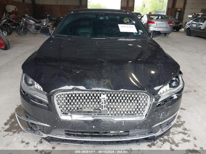 2019 Lincoln Mkz Standard VIN: 3LN6L5A9XKR614435 Lot: 39351411