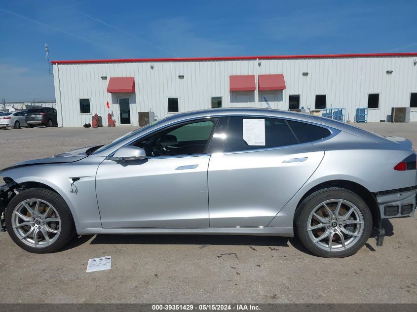 2018 Tesla Model S 100D/75D/P100D VIN: 5YJSA1E21JF252364 Lot: 39351429
