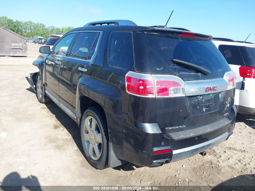 2015 GMC Terrain Denali VIN: 2GKFLZE38F6169504 Lot: 39351436