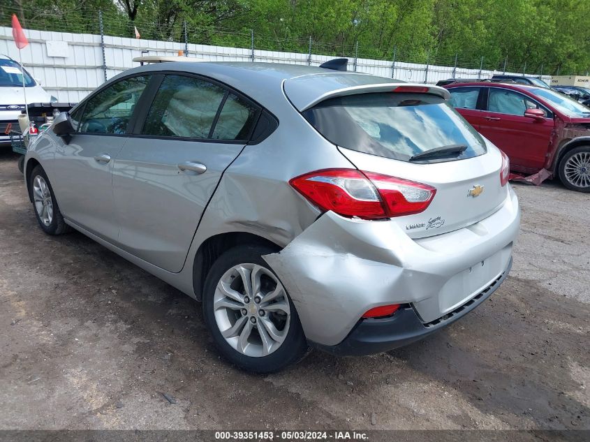 2019 Chevrolet Cruze Ls VIN: 3G1BC6SM0KS534834 Lot: 39351453