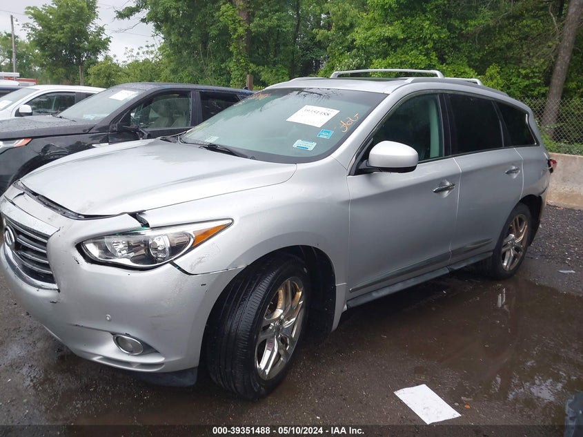 2013 Infiniti Jx35 VIN: 5N1AL0MM5DC347235 Lot: 39351488