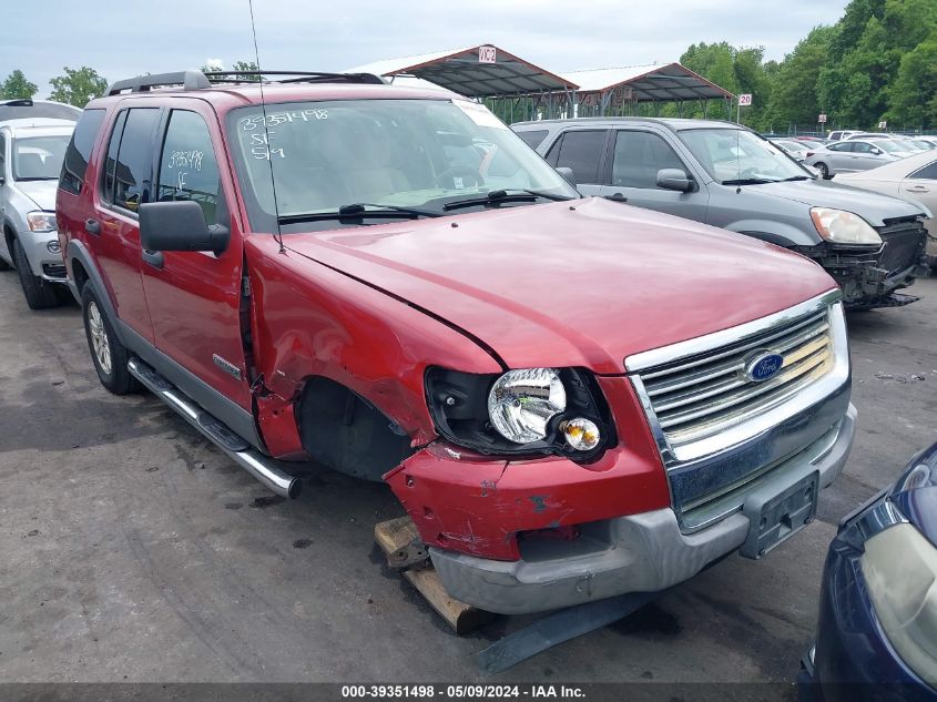 2006 Ford Explorer Xlt VIN: 1FMEU73E16UA02802 Lot: 39351498