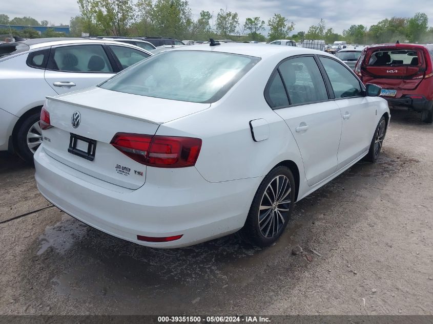 2016 Volkswagen Jetta 1.8T Sport VIN: 3VWD17AJ2GM405165 Lot: 39351500