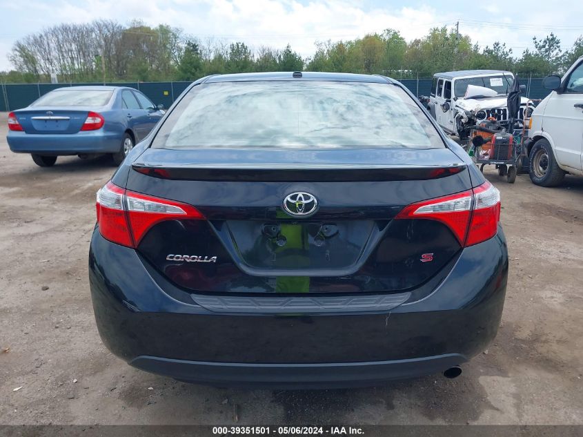 2016 Toyota Corolla S Premium VIN: 2T1BURHEXGC545141 Lot: 39351501