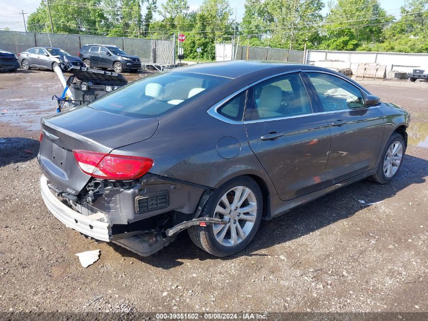 2016 Chrysler 200 Limited VIN: 1C3CCCAB8GN177774 Lot: 39351502