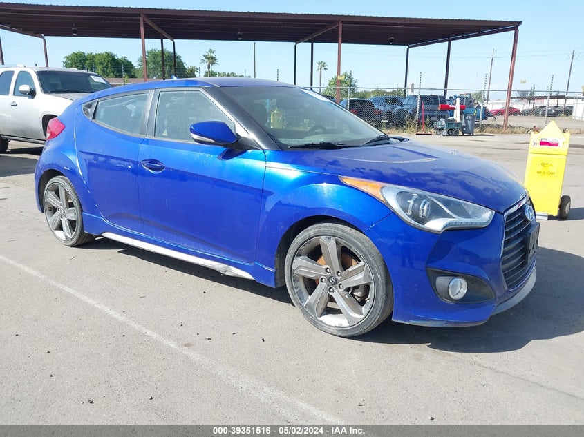 2015 Hyundai Veloster Turbo VIN: KMHTC6AE4FU216738 Lot: 39351516