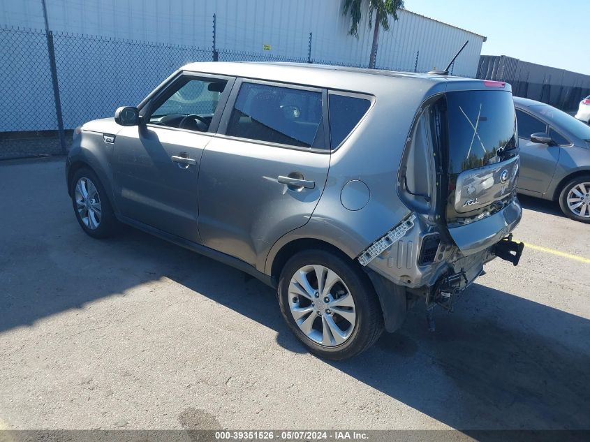 2015 Kia Soul + VIN: KNDJP3A58F7202970 Lot: 39351526