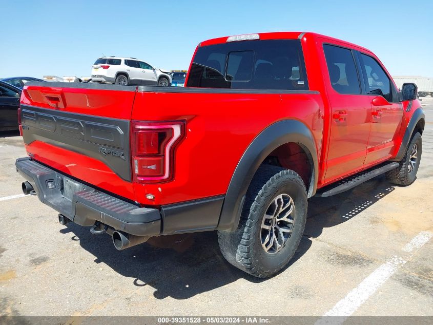 2018 Ford F-150 Raptor VIN: 1FTFW1RG7JFD73727 Lot: 39351528