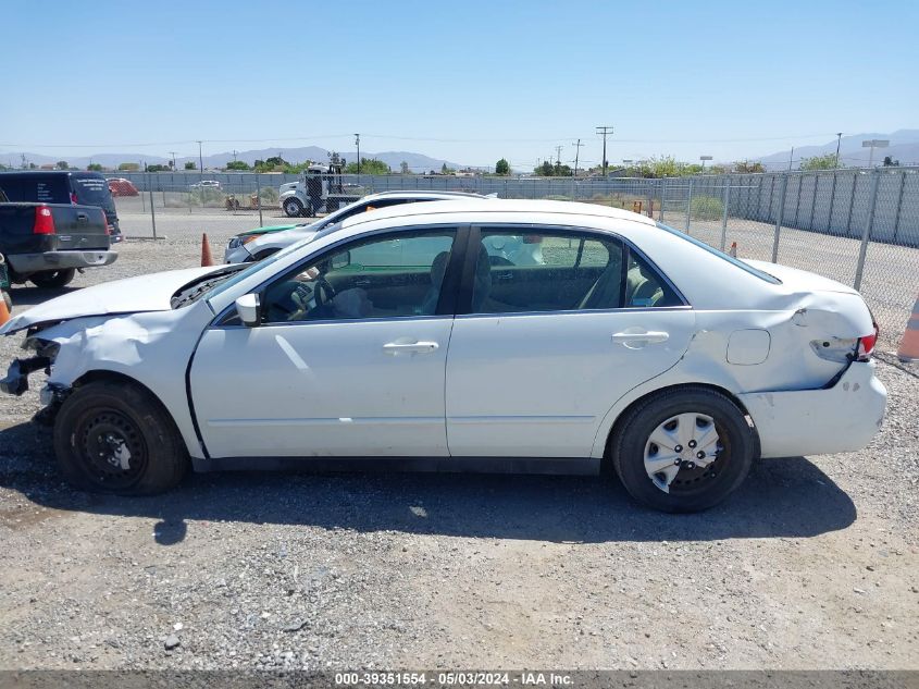 2003 Honda Accord 2.4 Lx VIN: JHMCM56393C070727 Lot: 39351554