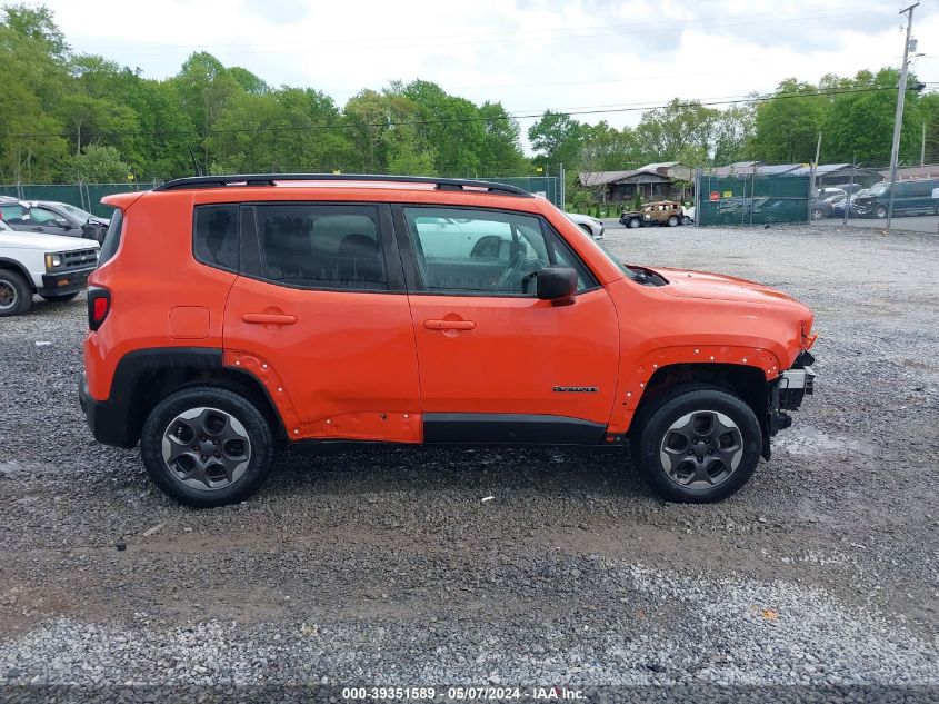 2017 Jeep Renegade Sport 4X4 VIN: ZACCJBAB3HPE43139 Lot: 39351589