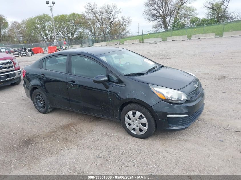 2017 Kia Rio Lx VIN: KNADM4A38H6010755 Lot: 39351606