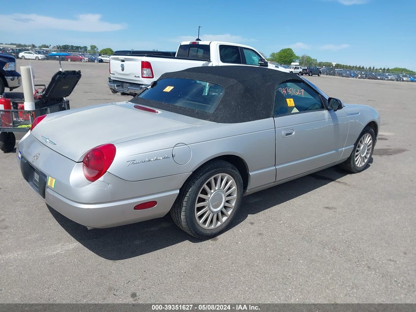 2005 Ford Thunderbird 50Th Anniversary VIN: 1FAHP60A35Y106287 Lot: 39351627