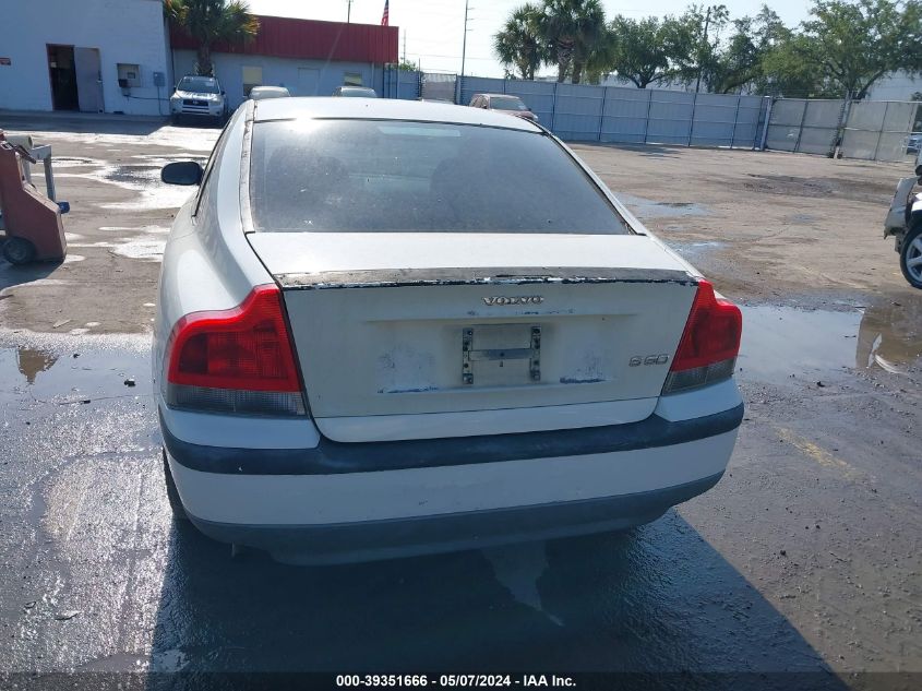 2003 Volvo S60 VIN: YV1RS617332269870 Lot: 39351666