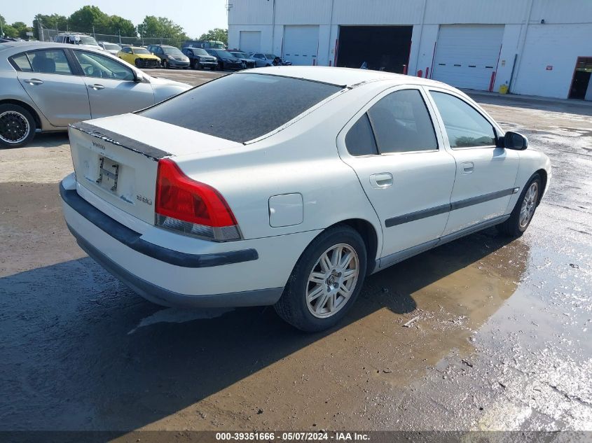 2003 Volvo S60 VIN: YV1RS617332269870 Lot: 39351666