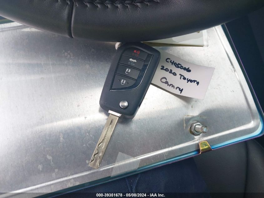 2020 Toyota Camry Se VIN: 4T1G11AK9LU309606 Lot: 39351678