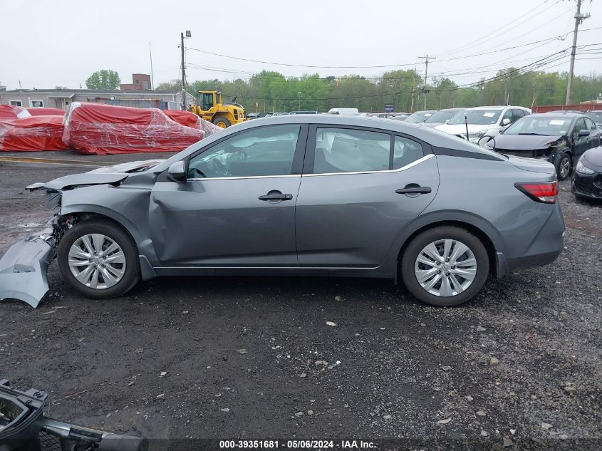 2024 Nissan Sentra S Xtronic Cvt VIN: 3N1AB8BV0RY207998 Lot: 39351681