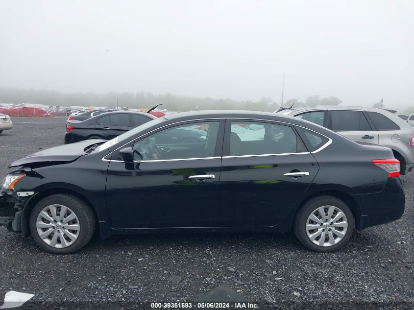 2015 Nissan Sentra S VIN: 3N1AB7AP7FY275174 Lot: 39351693